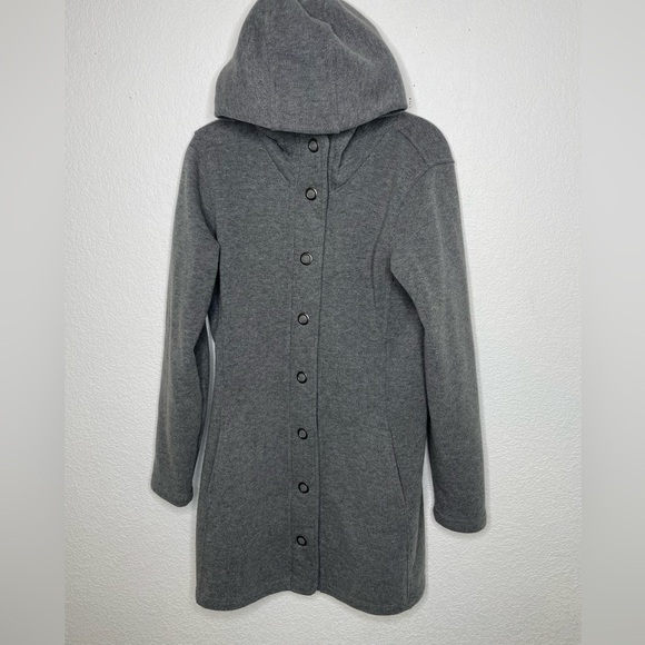 KUHL jacket fleece long casual “Highlander long” women’s small gray - Picture 1 of 9